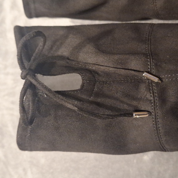 Marc Fisher LTD  Octavie Over-The-Knee Faux Suede Boot Black - Picture 5 of 12